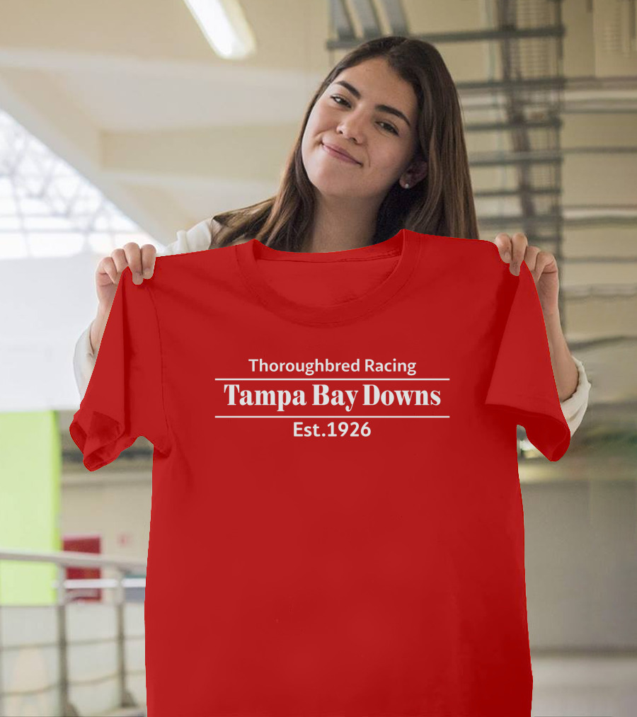 Thoroughbred Racing Tampa Bay Downs Established 1926 T-Shirt