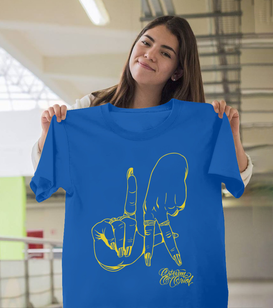 Los Angeles Fingers Esteban Oriol Super Bowl T-Shirt
