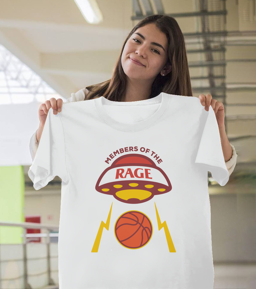 Members of the Rage UFO Basketball Lightning T-Shirt