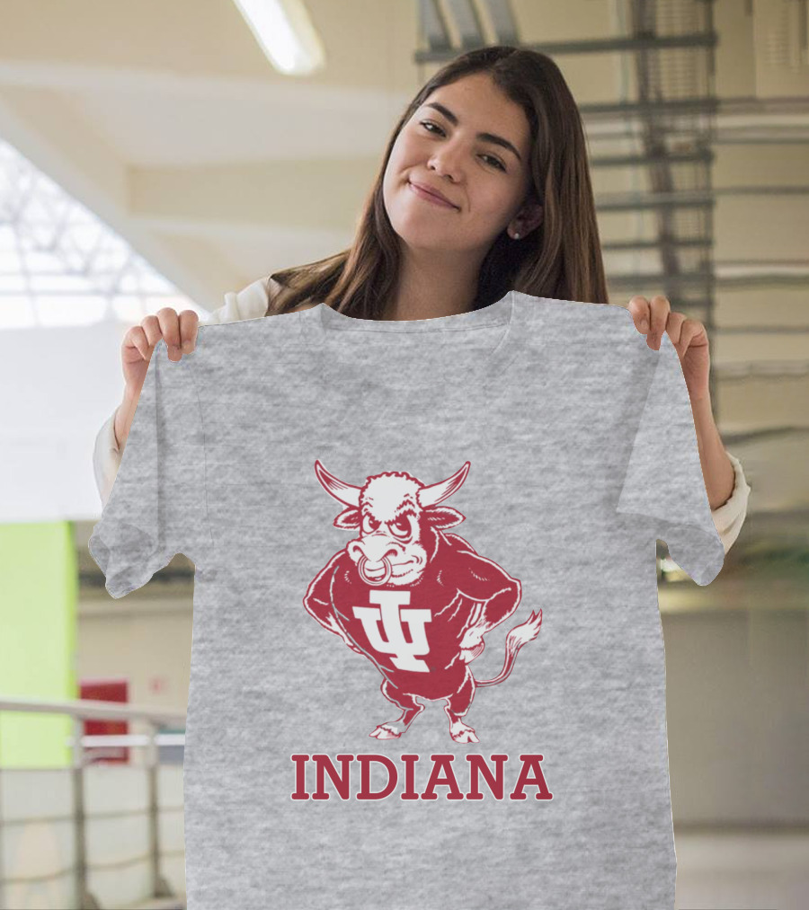 Indiana University Hoosiers IU Bison Mascot Indiana T-Shirt