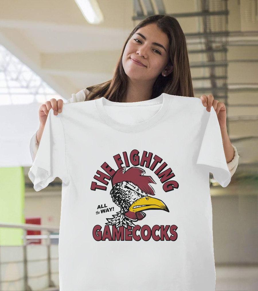 Corey Rucker South Carolina The Fighting Gamecocks All the Way T-Shirt