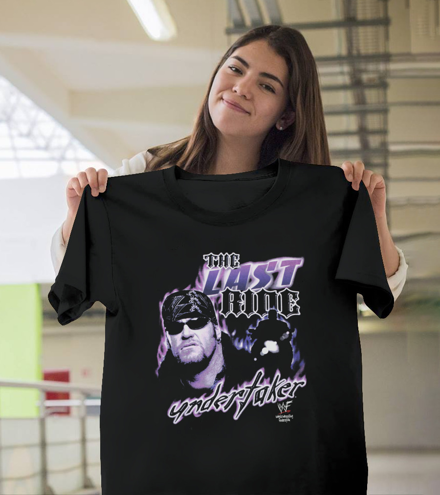 The Last Ride Undertaker WWF Stashpages Store T-Shirt