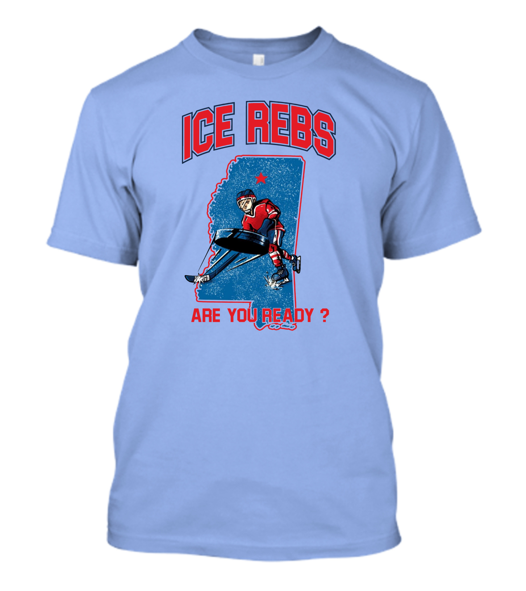 Ole Miss Ice Hockey Ice Rebs Are You Ready? T-Shirt
