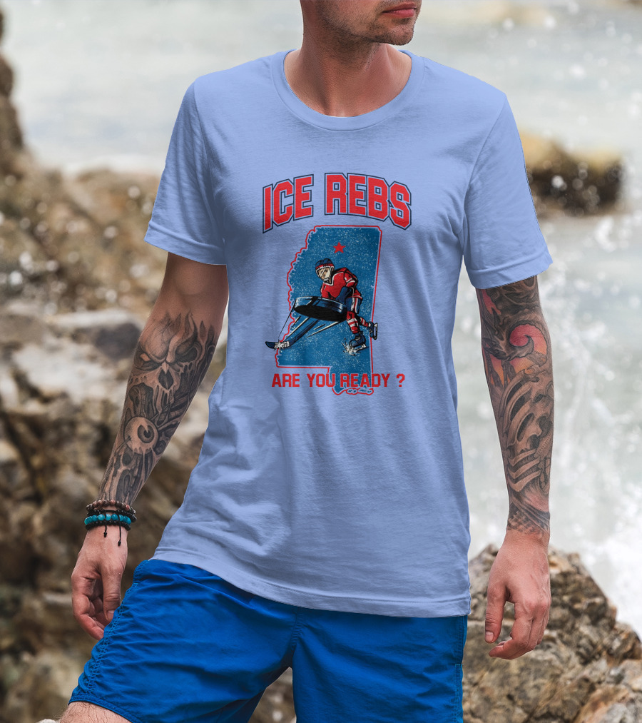 Ole Miss Ice Hockey Ice Rebs Are You Ready? T-Shirt