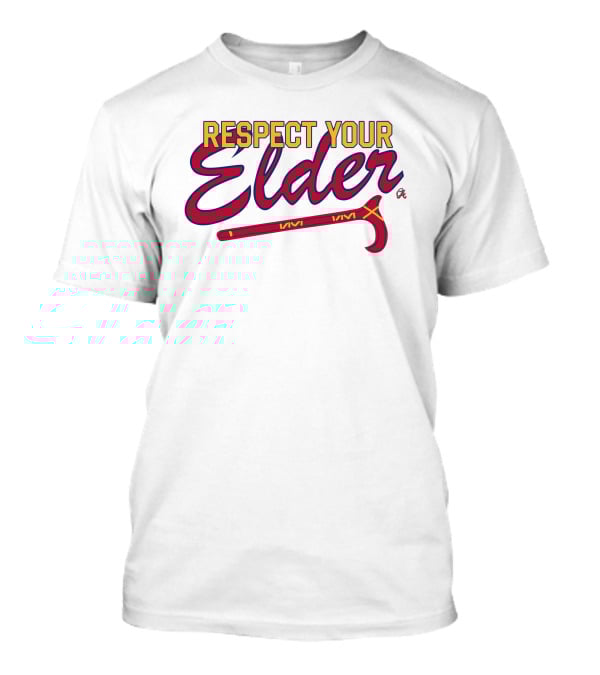 Respect Your Elder Baseball-Inspired Chatting Average Merch T-Shirt