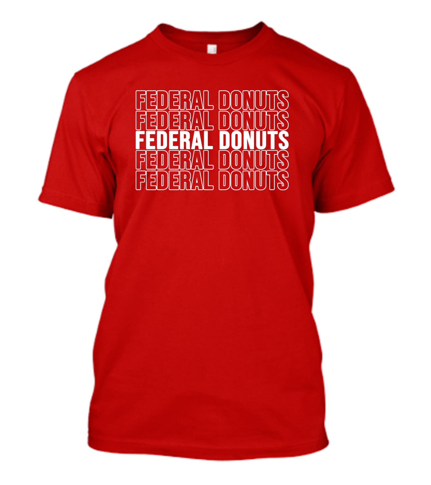 Federal Donuts Pattern Adam Sandler T-Shirt