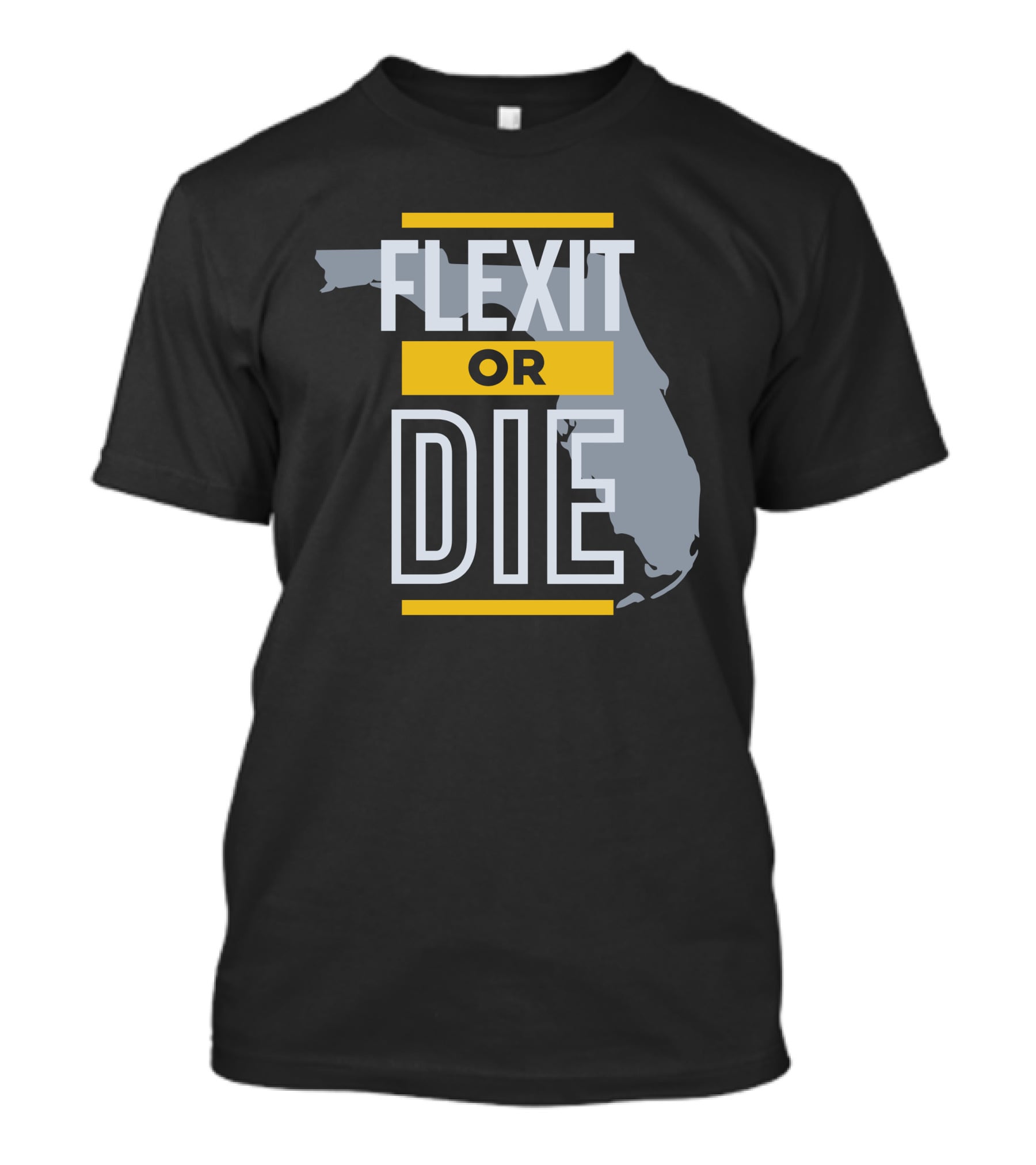 Flexit Or Die Florida Map Libertylockpod T-Shirt