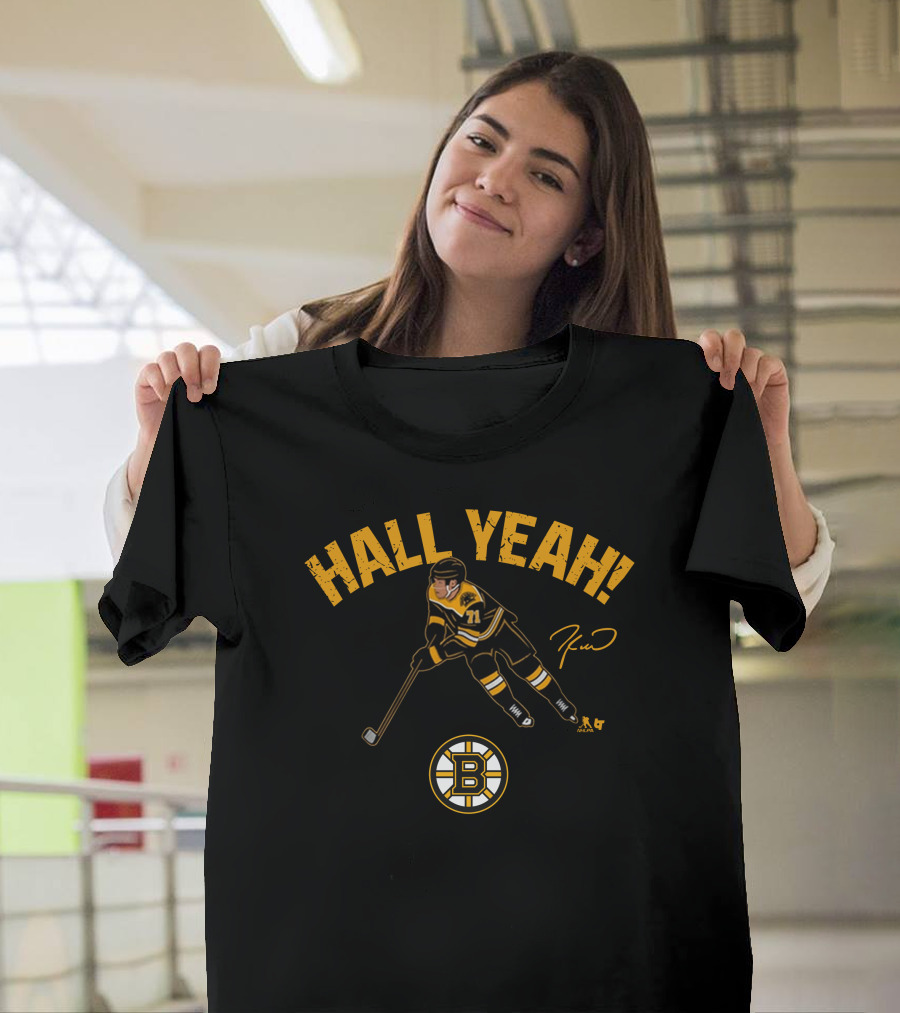 Hall Yeah Hockey Boston Bruins Curtis Lazar Taylor Hall Bostonpro Shop T-Shirt