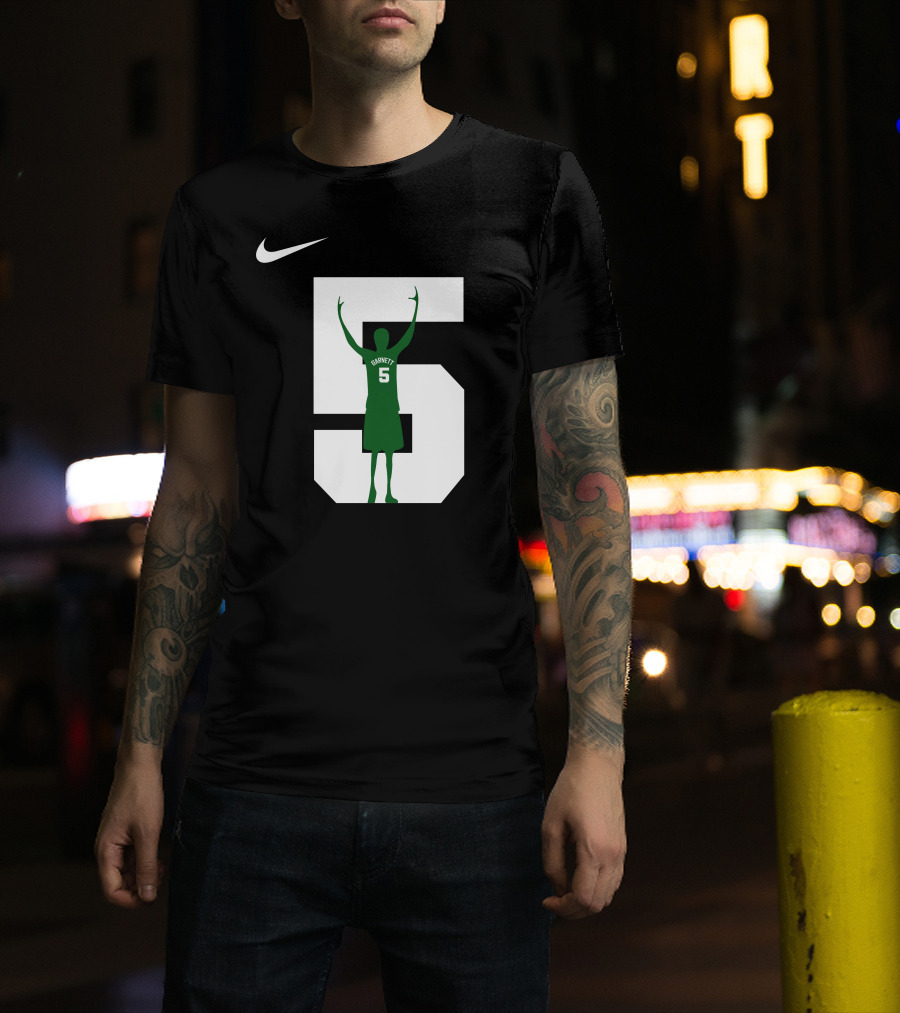 Kevin Garnett 5 Celtics NBC Sports Boston Honor T-Shirt