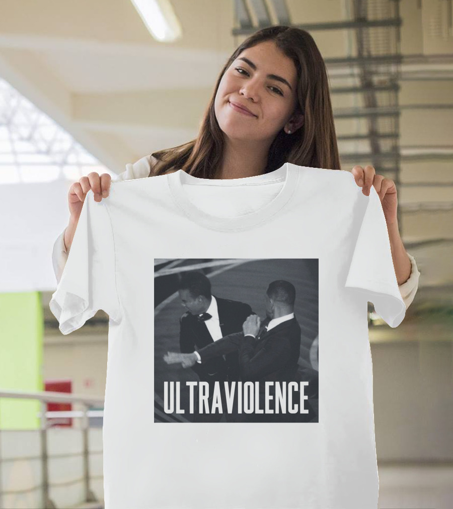 Ultraviolence He Hit Me And It Felt Like A Kiss Black and White Iconic Moment T-Shirt