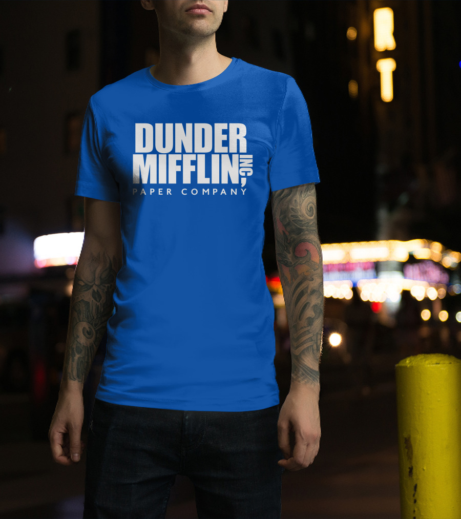 Rainnwilson Dunder Mifflin Inc Paper Company T-Shirt