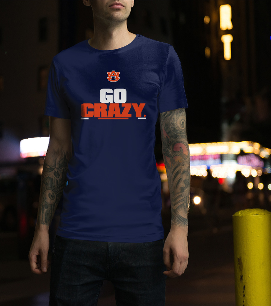 Auburn Football Go Crazy T-Shirt