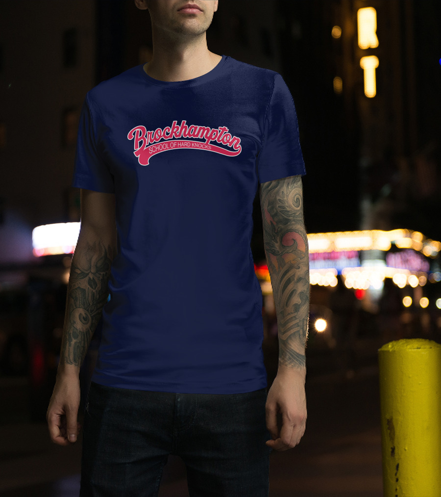 Brockhampton School Of Hard Knocks Retro Script T-Shirt