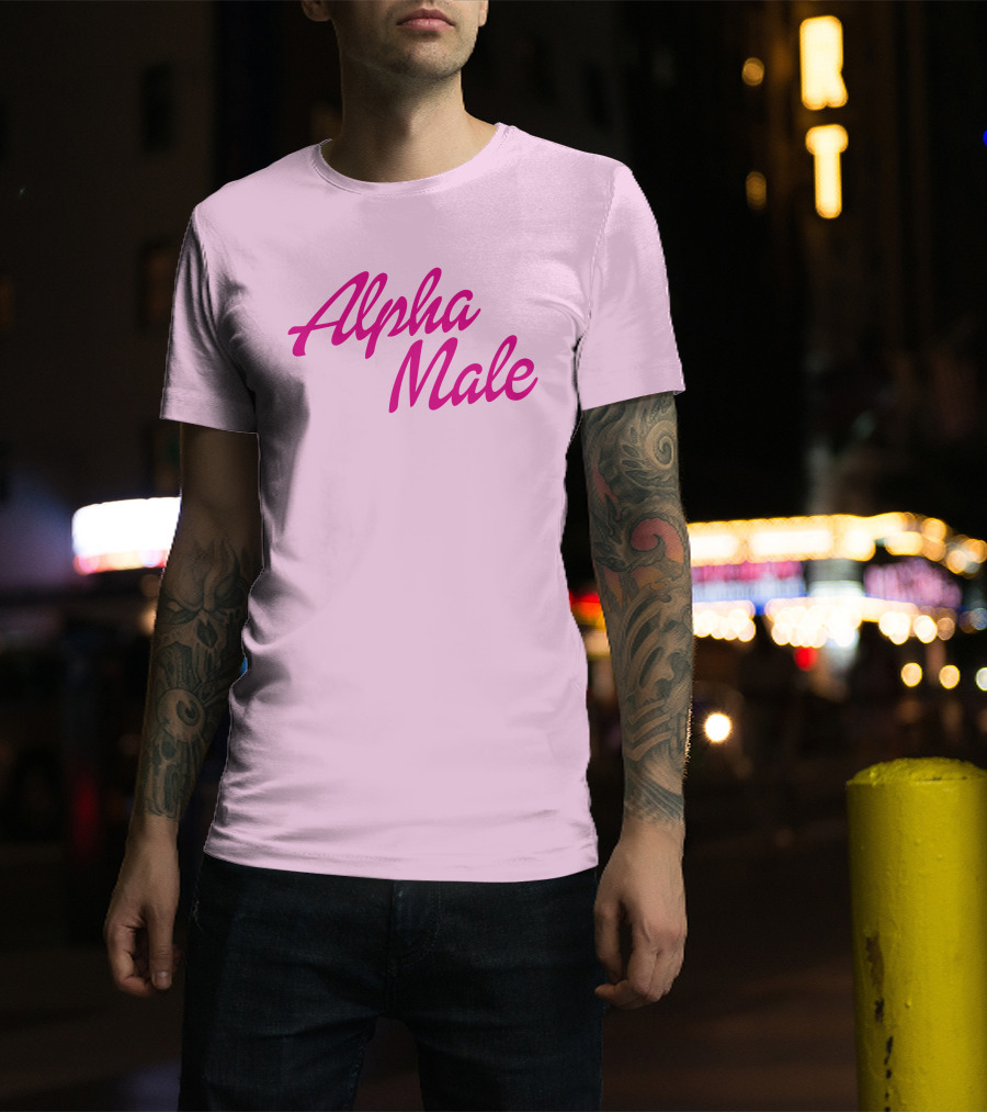Alpha Male Brys Online Bryson Pink T-Shirt