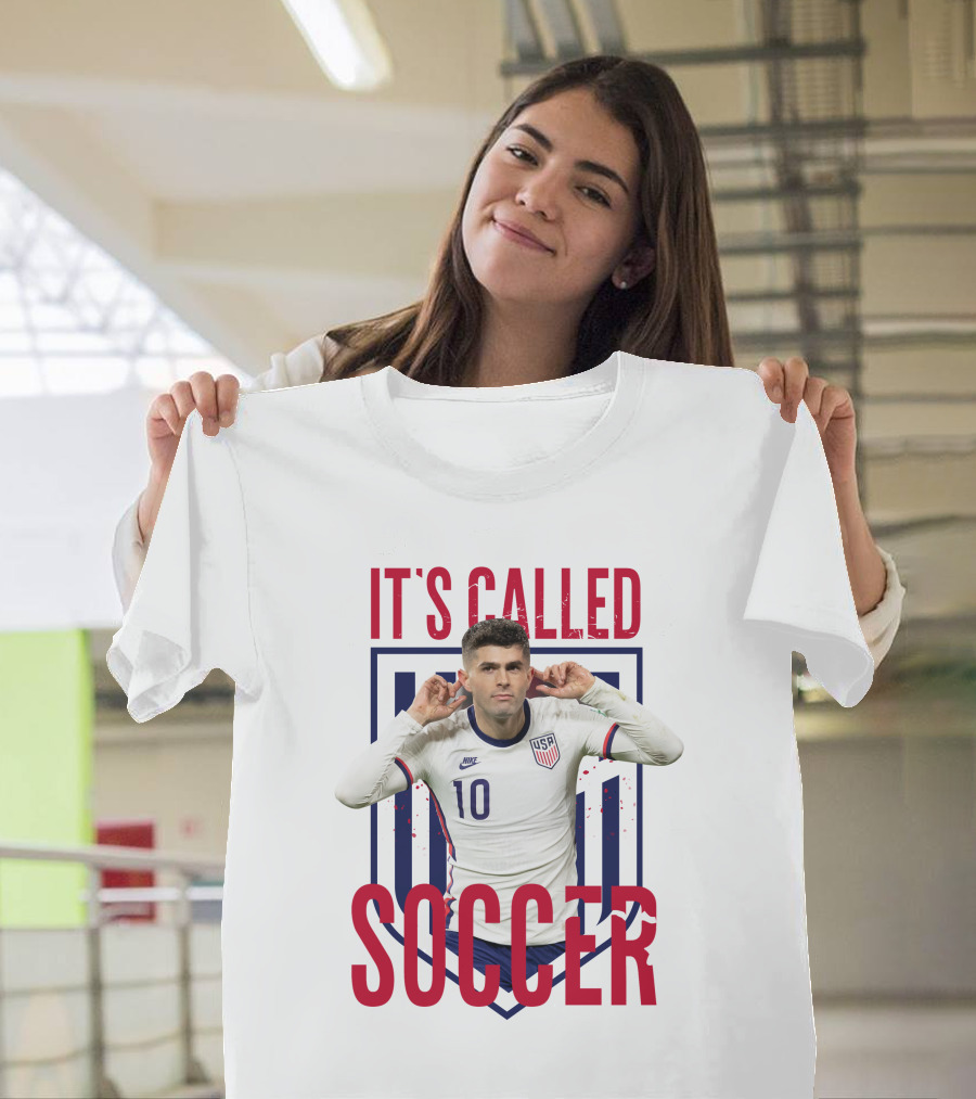Christian Pulisic It's Called Soccer USA Soccer 10 Jersey T-Shirt