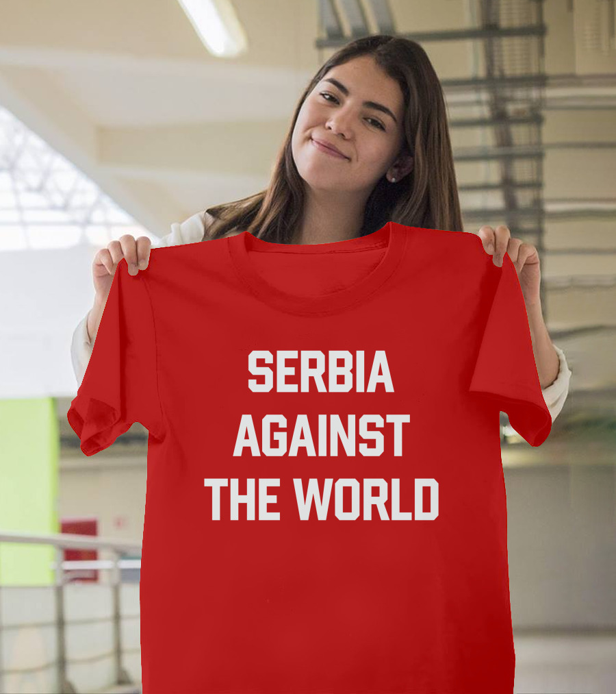 Serbian Football Serbia Against The World Red Passion T-Shirt