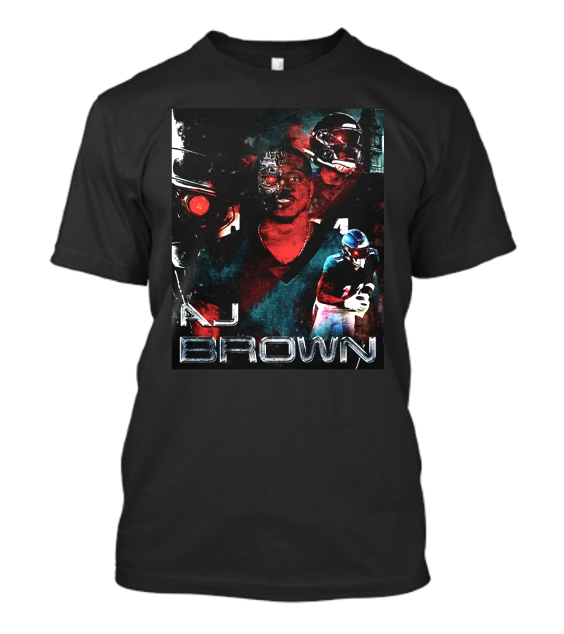 AJ Brown Terminator Game Men Iconic T-Shirt