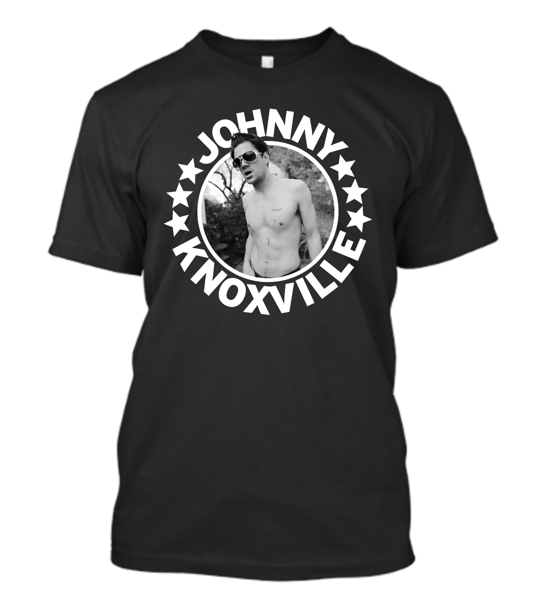 Johnny Knoxville Star Circle Tattoo T-Shirt