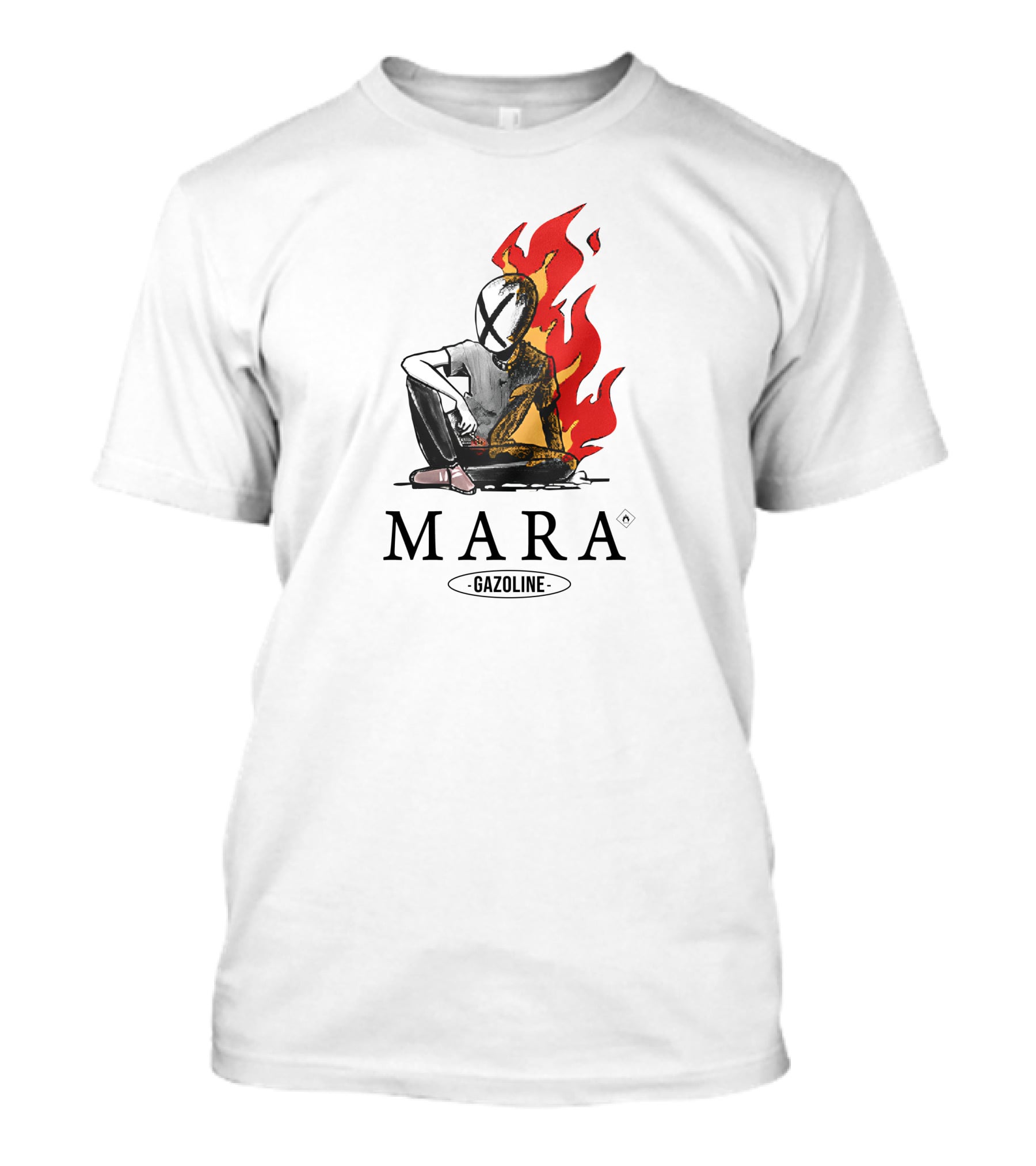 Mara Gazoline Flames Character T-Shirt