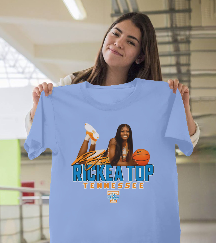 Rickea Top Tennessee Lady Vols Basketball Orange Mountain T-Shirt