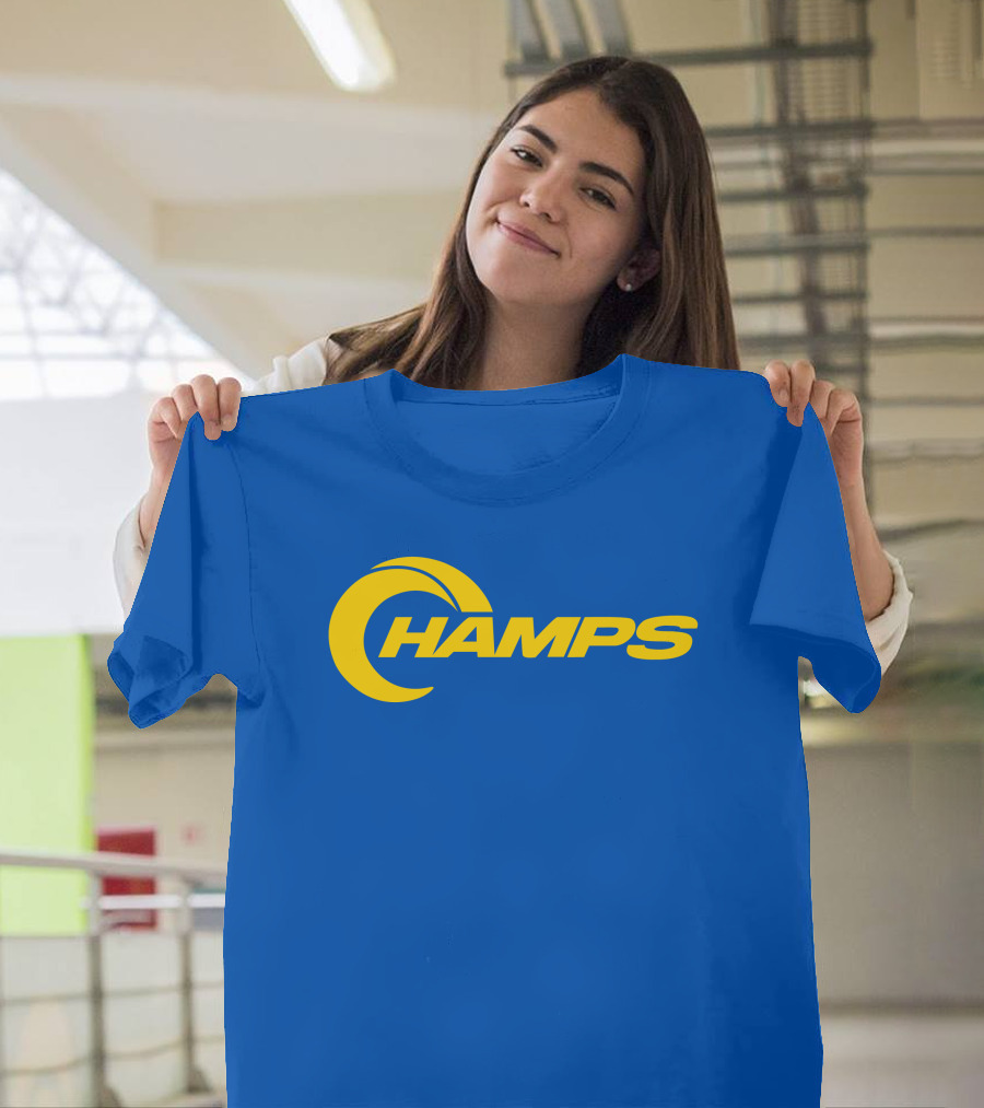 La Champs Danpatrick Yellow Crescent Rams Inspired Merch T-Shirt