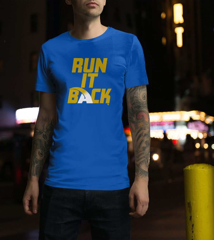 Run It Back Los Angeles Football Fan Merchandise T-Shirt