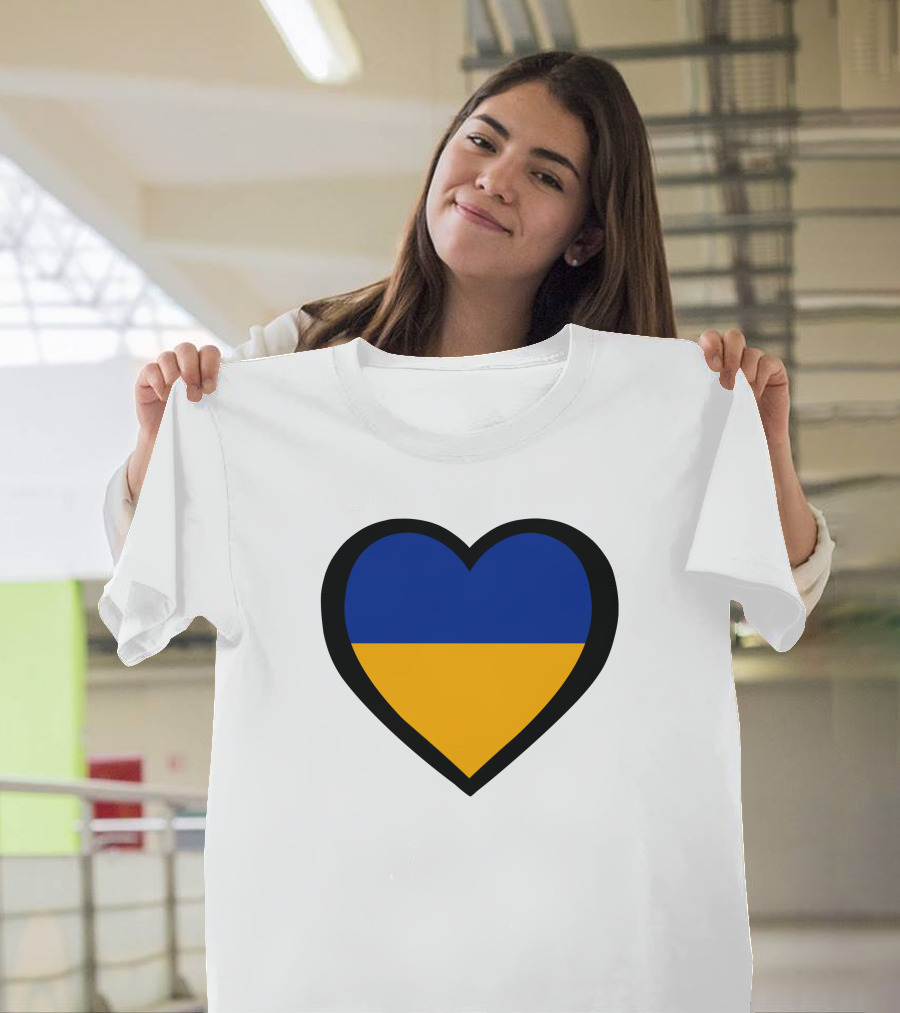 Let's Dance Ukrainian Heart Flag T-Shirt