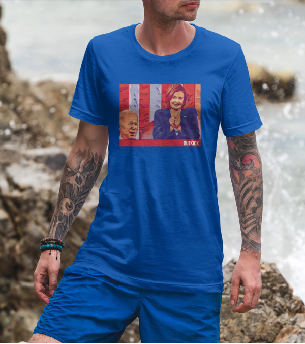 OutKick Creepy Pelosi Patriotic T-Shirt