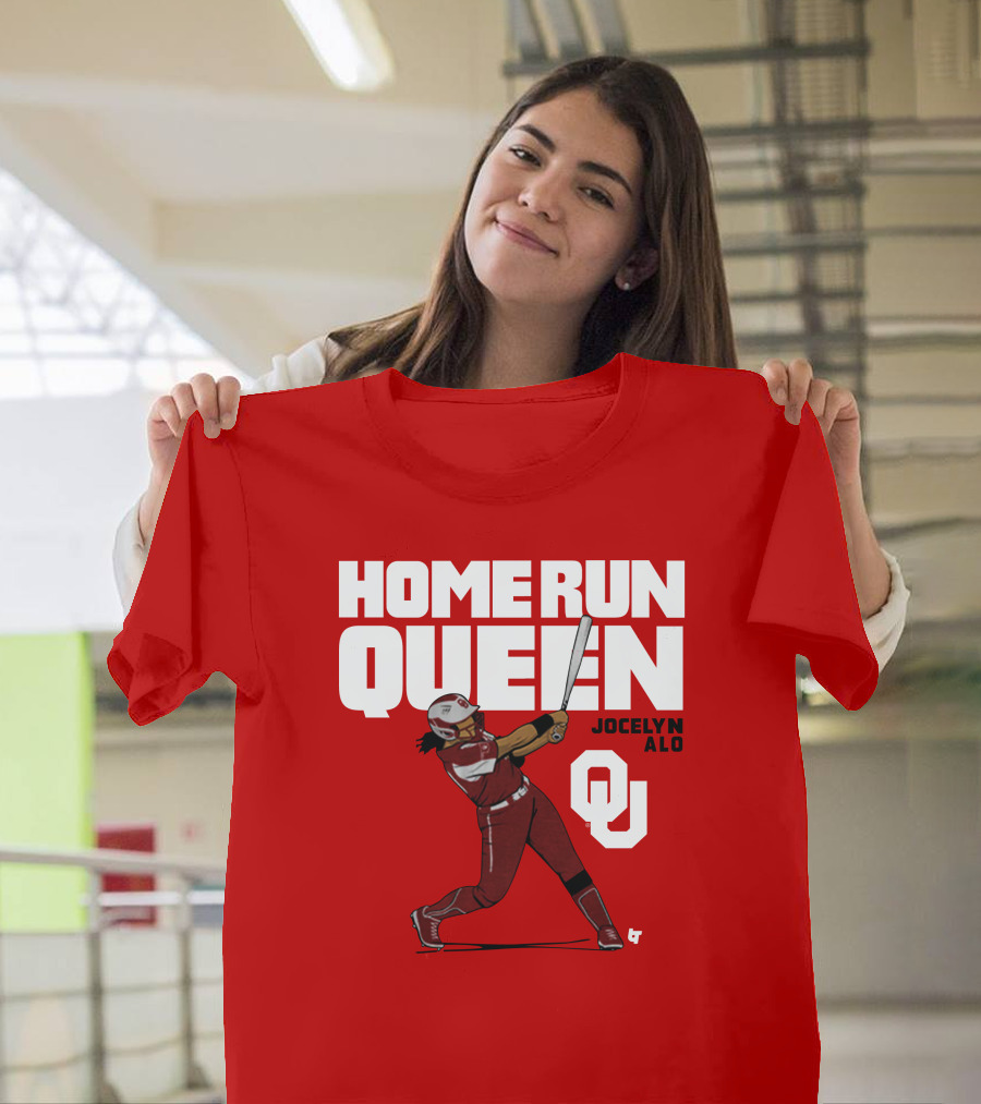 Home Run Queen Jocelyn Alo Oklahoma OU T-Shirt