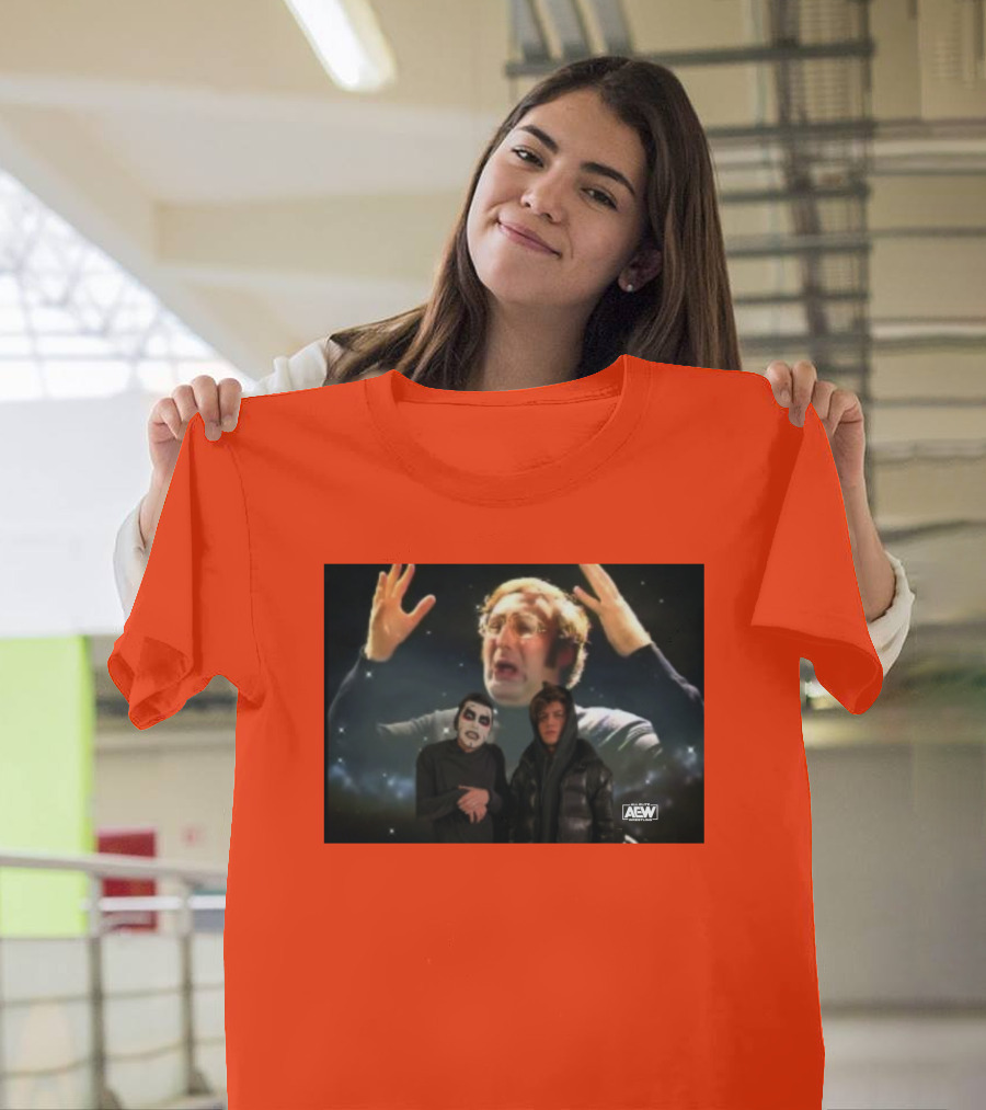 AEW Danhausen Hook Mind Blown Reaction Meme T-Shirt