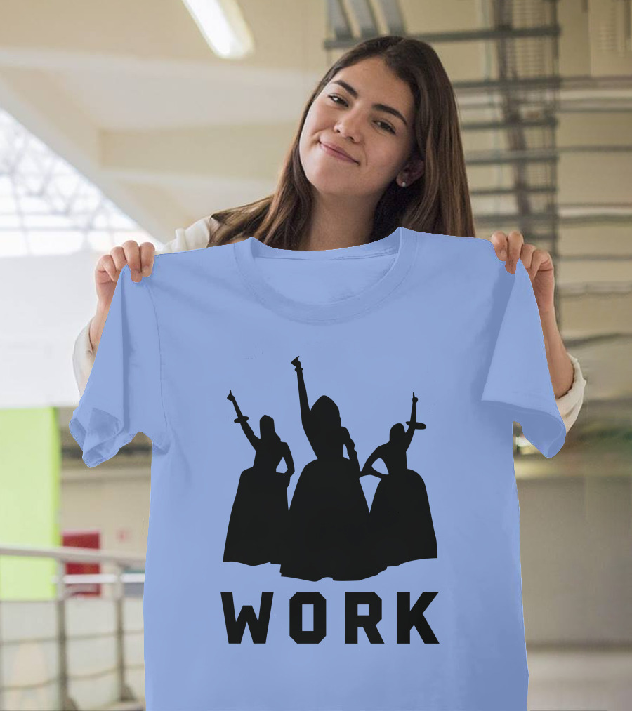 Work Schuyler Sisters Silhouette Hamilton Musical T-Shirt