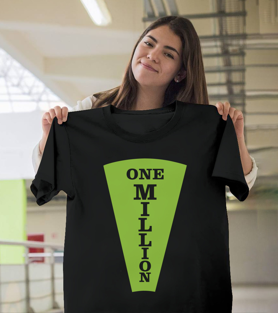 One Million Dollar Wedge Wheel Of Fortune Iconic Game Show T-Shirt