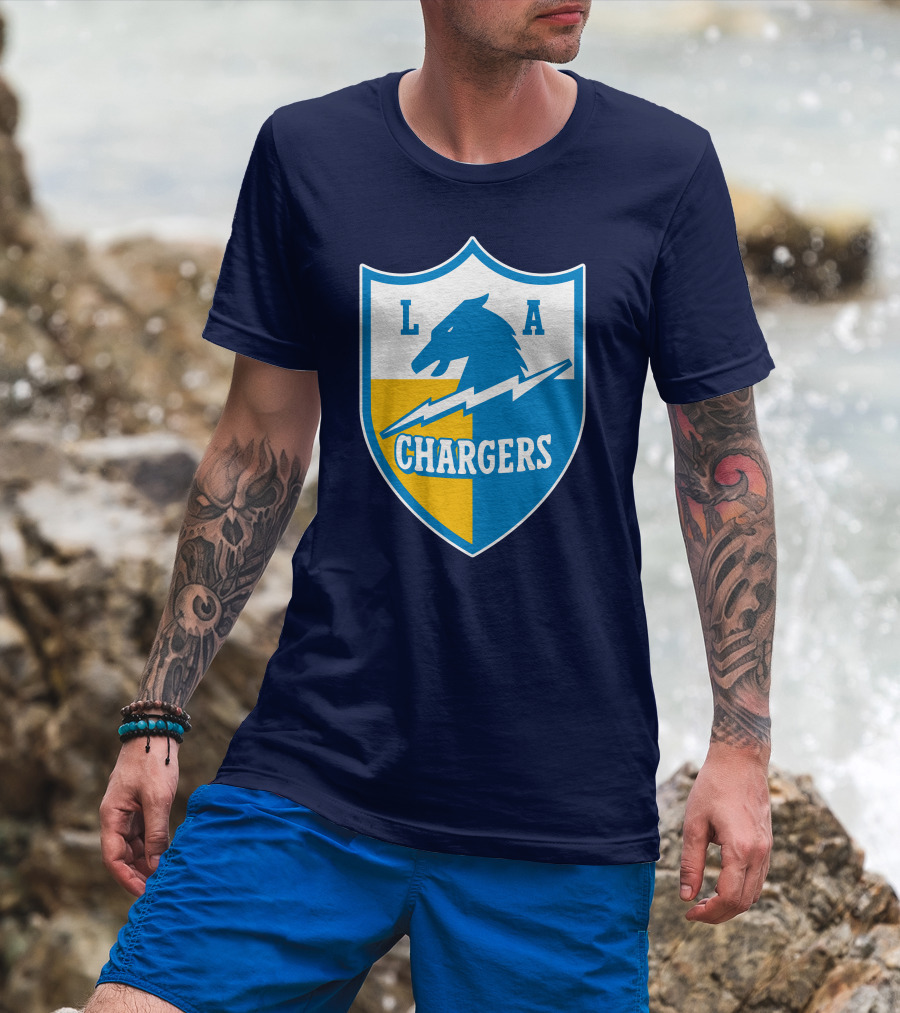 Los Angeles Chargers LA Shield Chargers Vintage T-Shirt