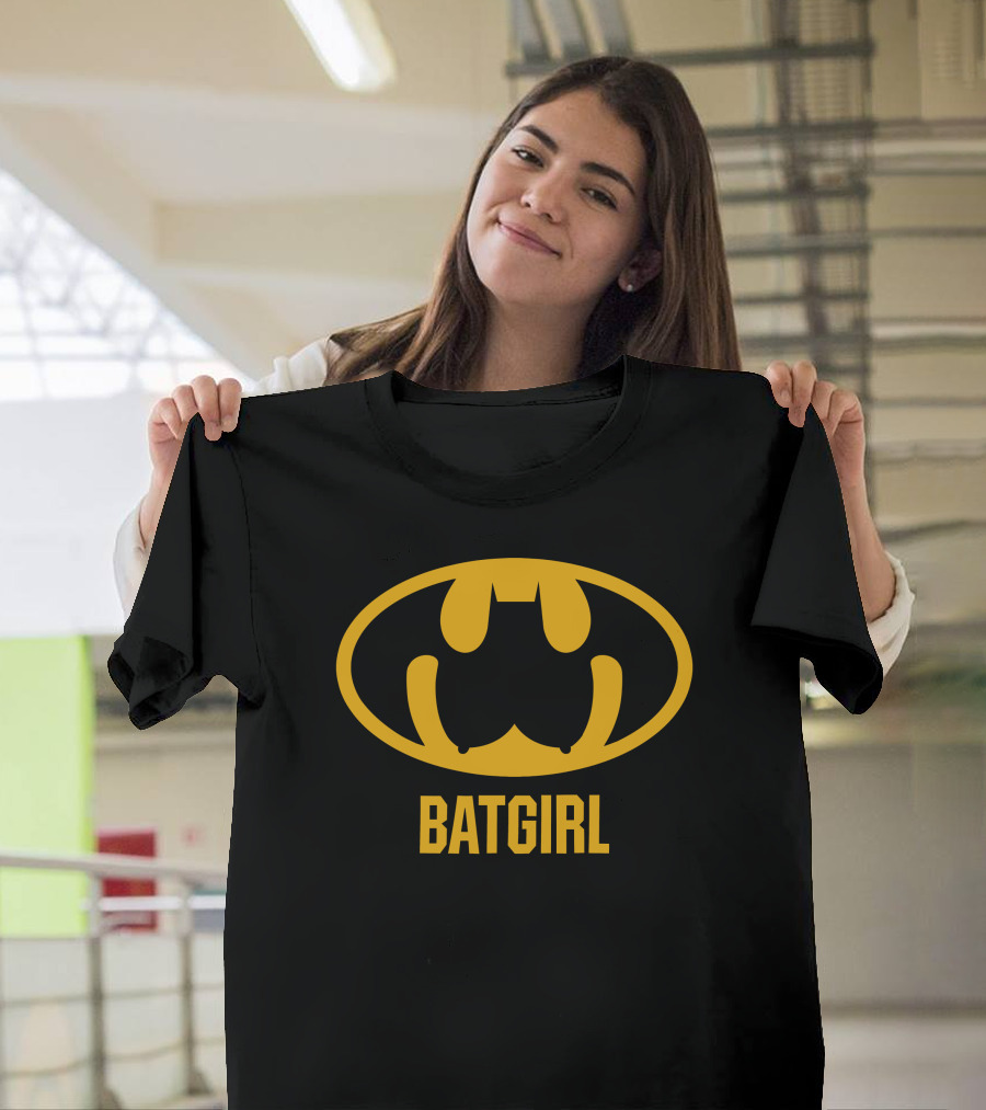 Batgirl Yellow Bat Symbol T-Shirt