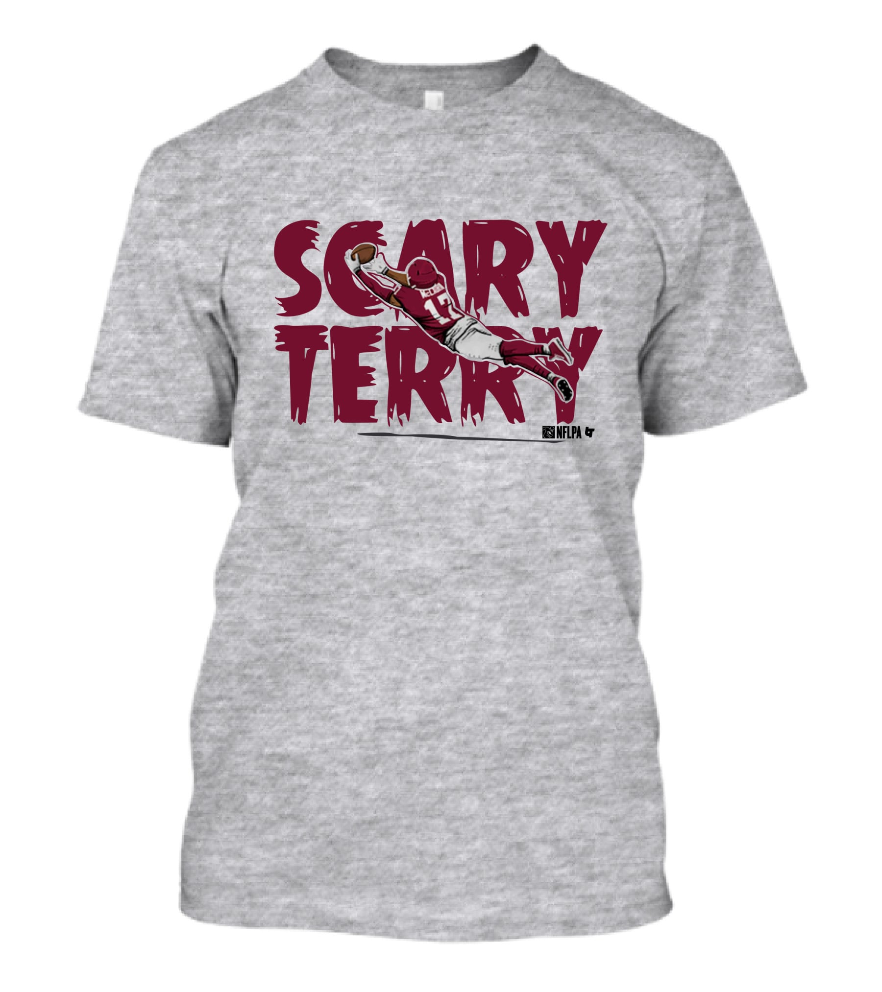 Scary Terry NFLPA Football Player Dive Catch T-Shirt