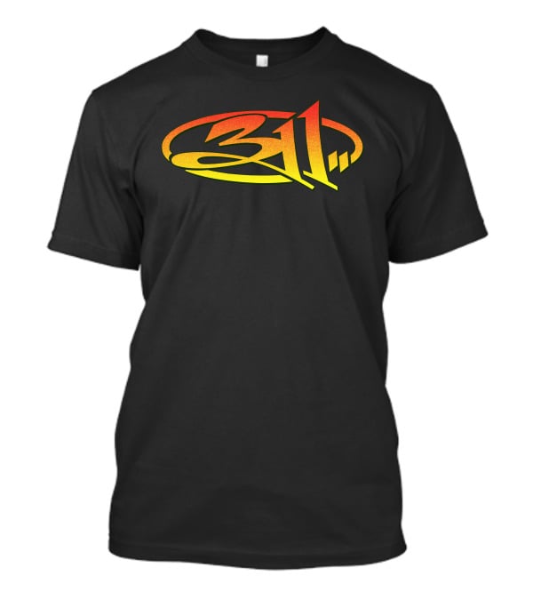 311 Band Logo Gradient Oval T-Shirt