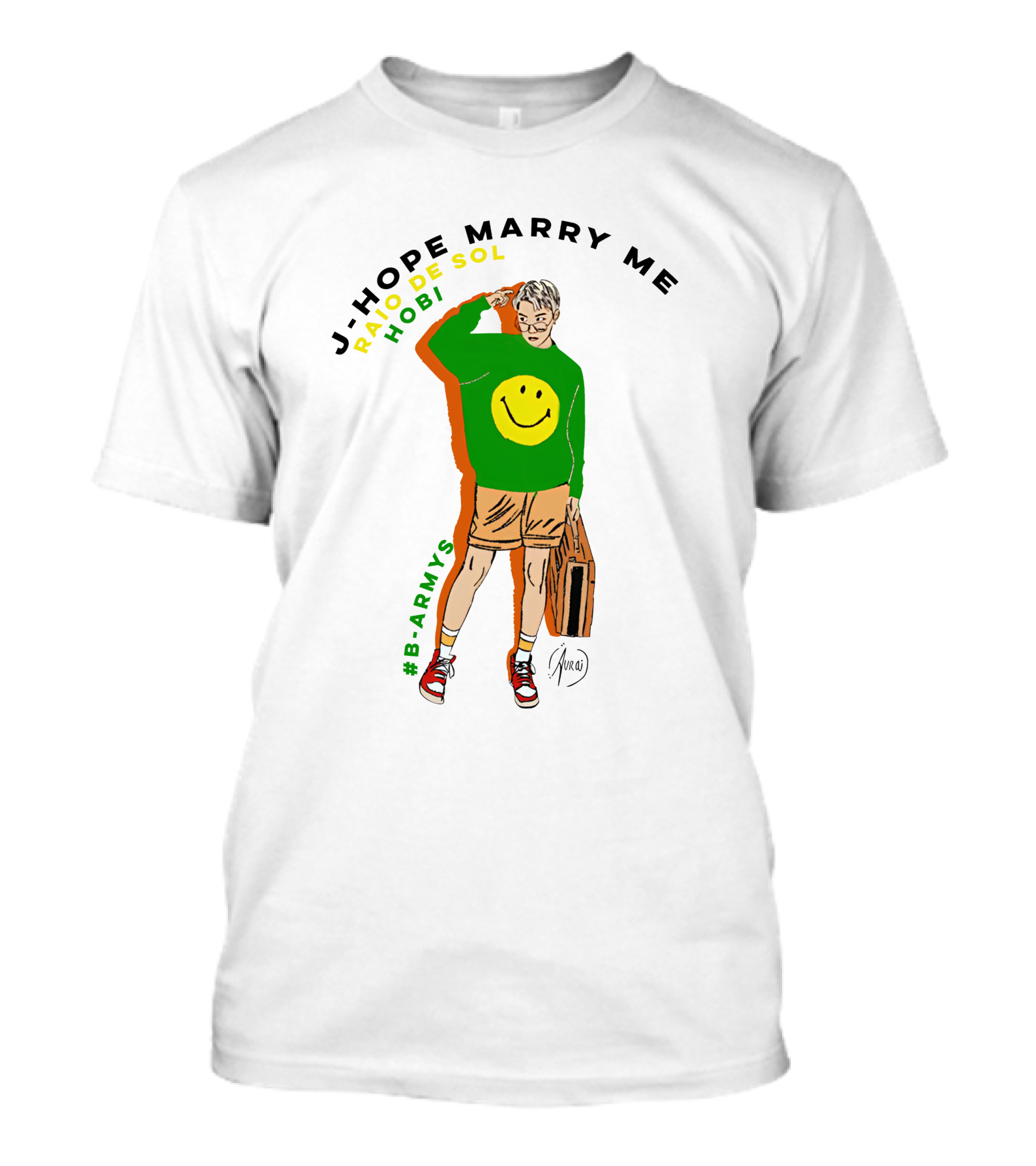 J-Hope Marry Me Rayo De Sol Hobi #B-Armys T-Shirt