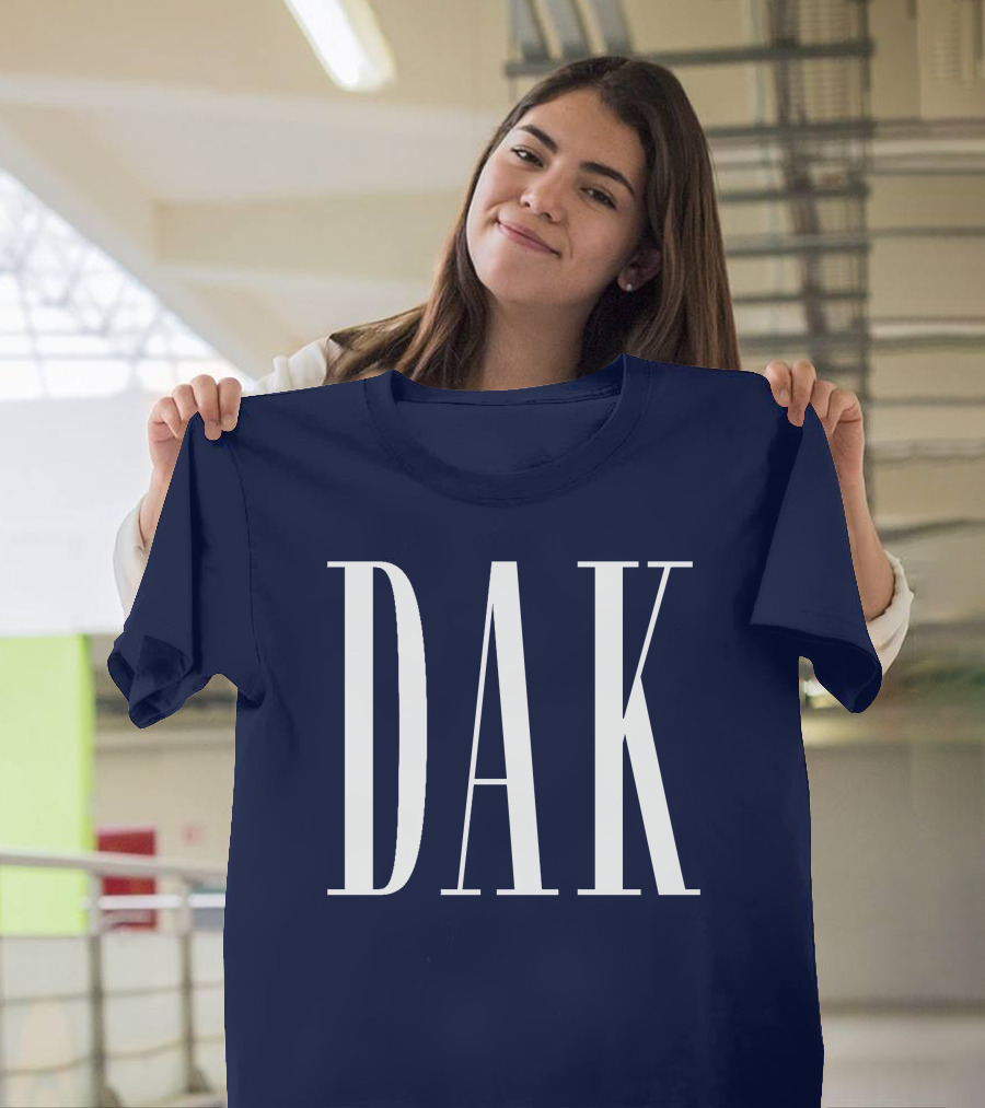 DAK Cowboys Quarterback Football Fan Gear T-Shirt
