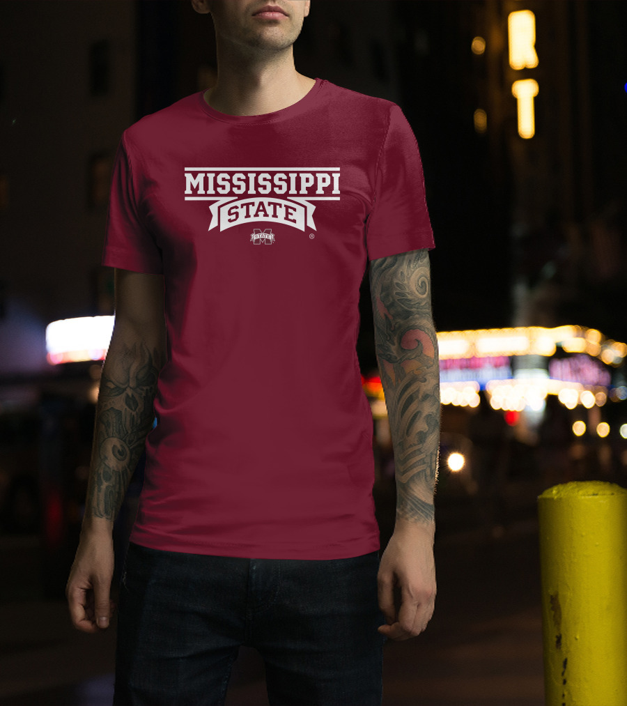 Mississippi State University Bulldogs M State Wordmark T-Shirt