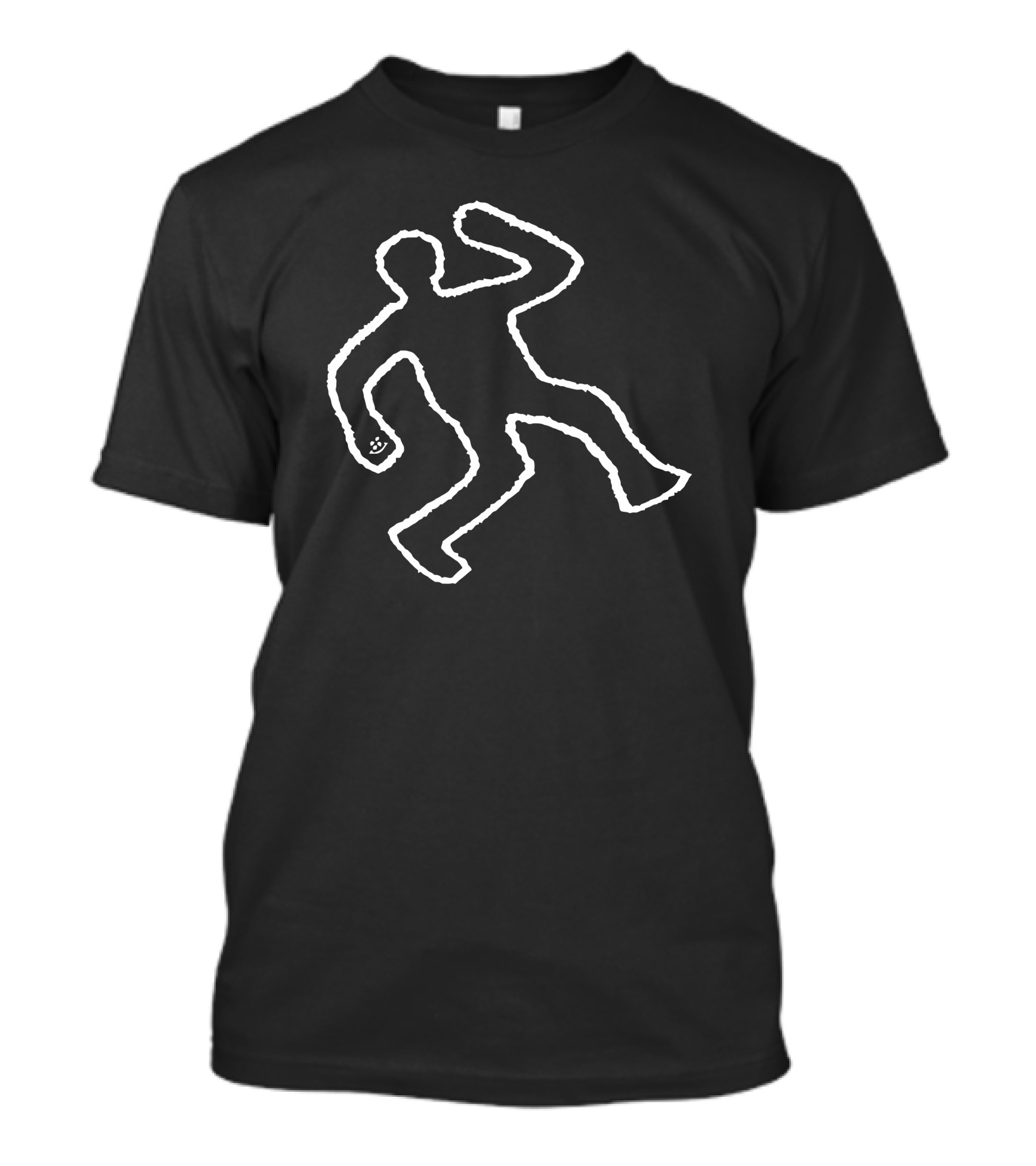 Ericdoa Chalk Outline Paranormal Absence T-Shirt