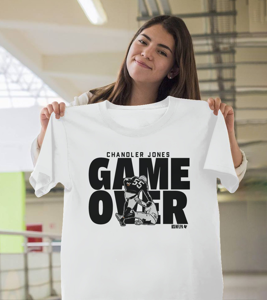 Chandler Jones Game Over NFLPA 55 Player Tackle T-Shirt