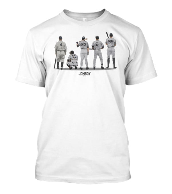 Jomboy Captains Baseball Legends Numbers 4 15 23 2 99 T-Shirt