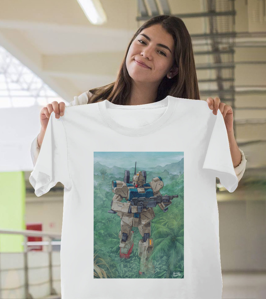 Mobile Suit Jungle Patrol Gundam Art By Hajime Katoki T-Shirt