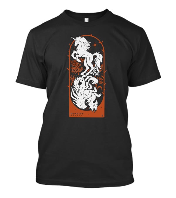 Duality Unicorn And Dragon Mystic T-Shirt