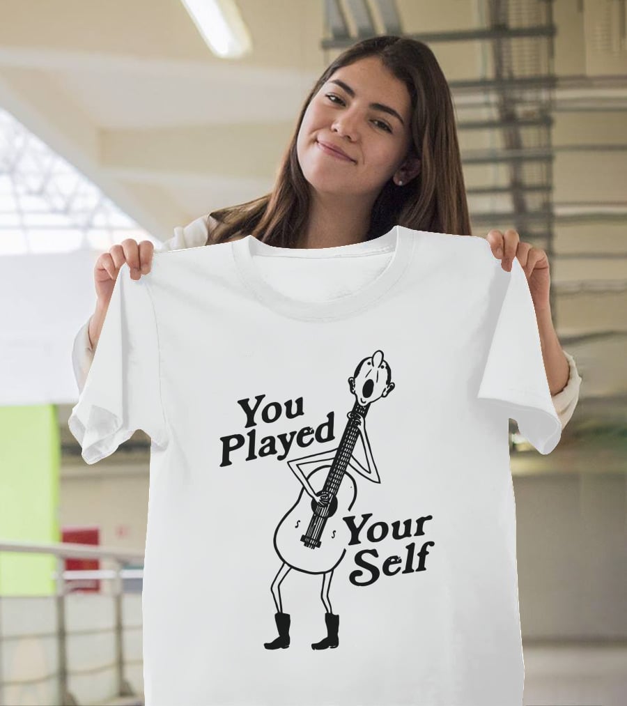 You Played Yourself Cartoon Guitar Character T-Shirt
