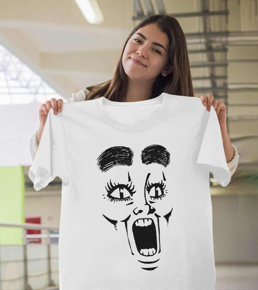 Represent Gasp Bold Expression Face T-Shirt