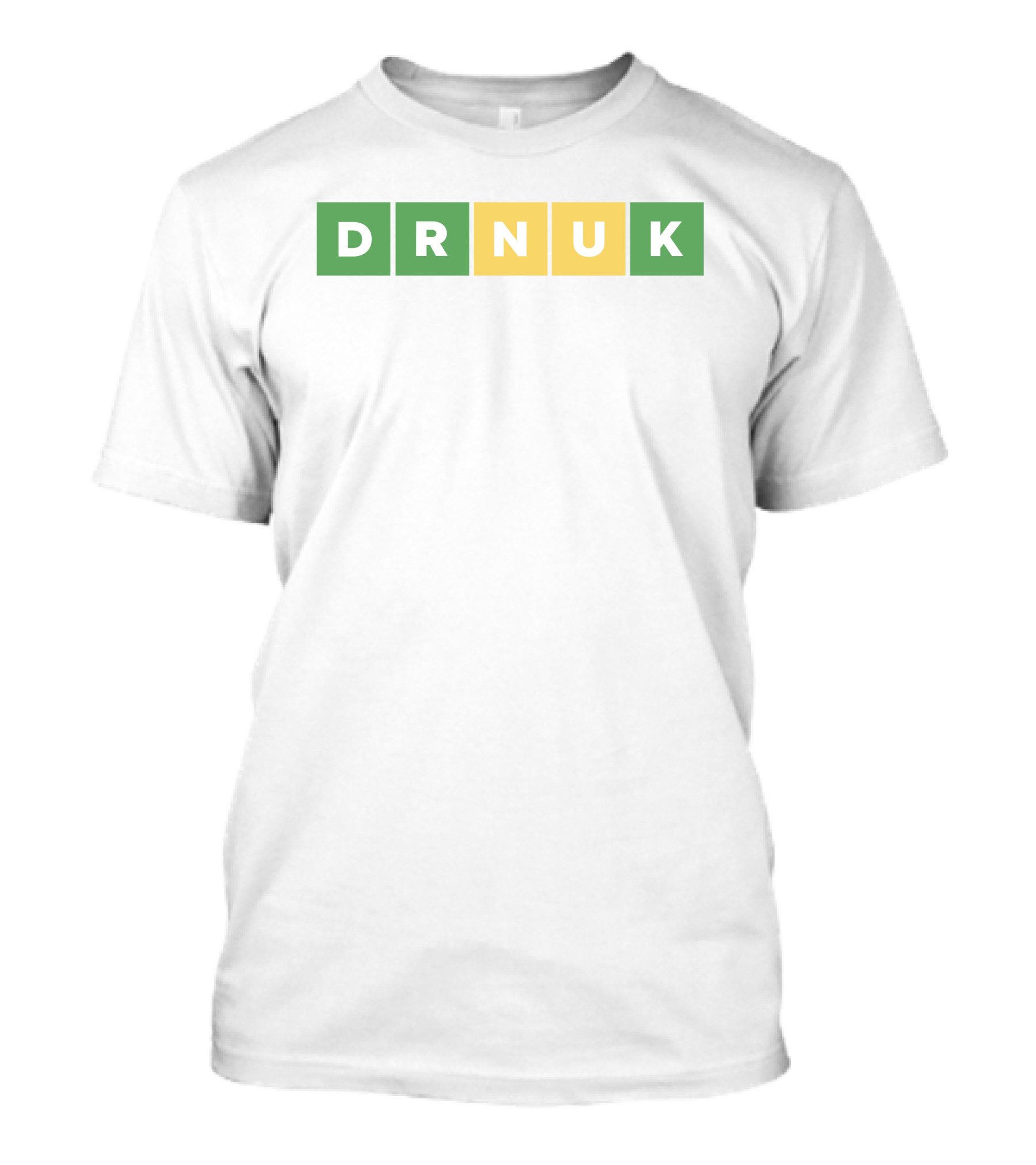 DRNUK Word Puzzle Green Yellow Blocks T-Shirt