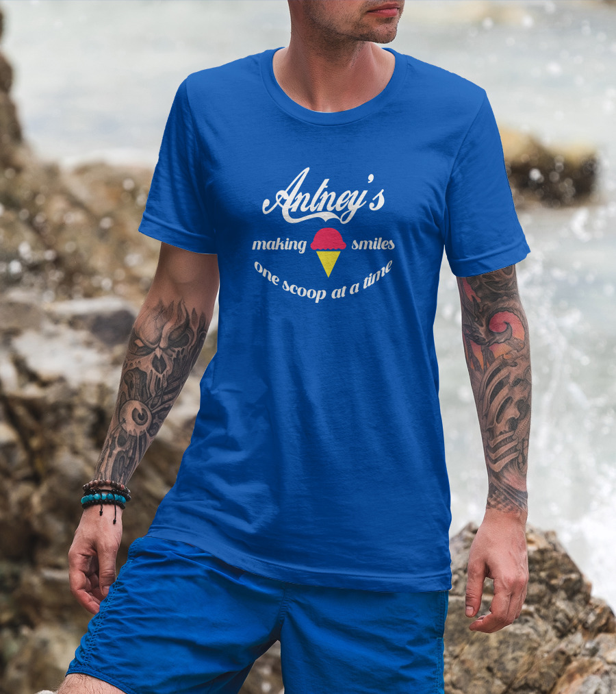 Antney's Ice Cream Making Smiles One Scoop At A Time T-Shirt