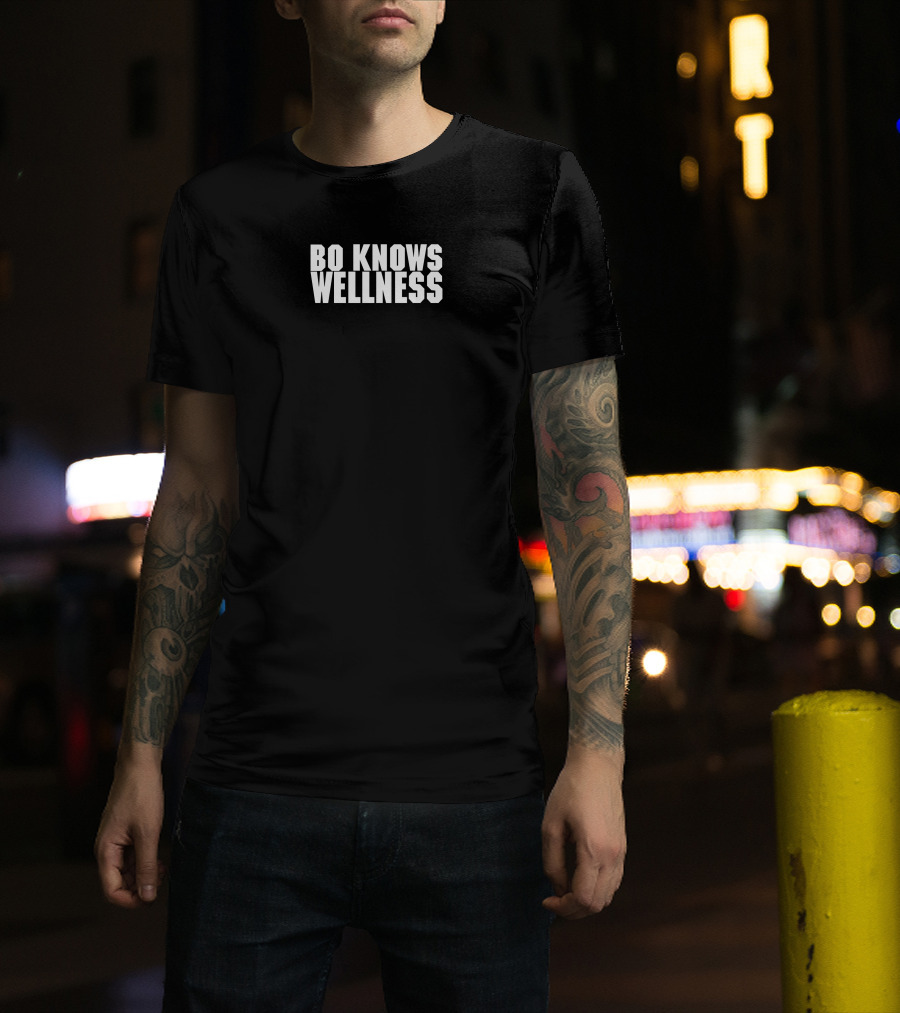 Bo Knows Wellness Athletic Motivation Phrase T-Shirt