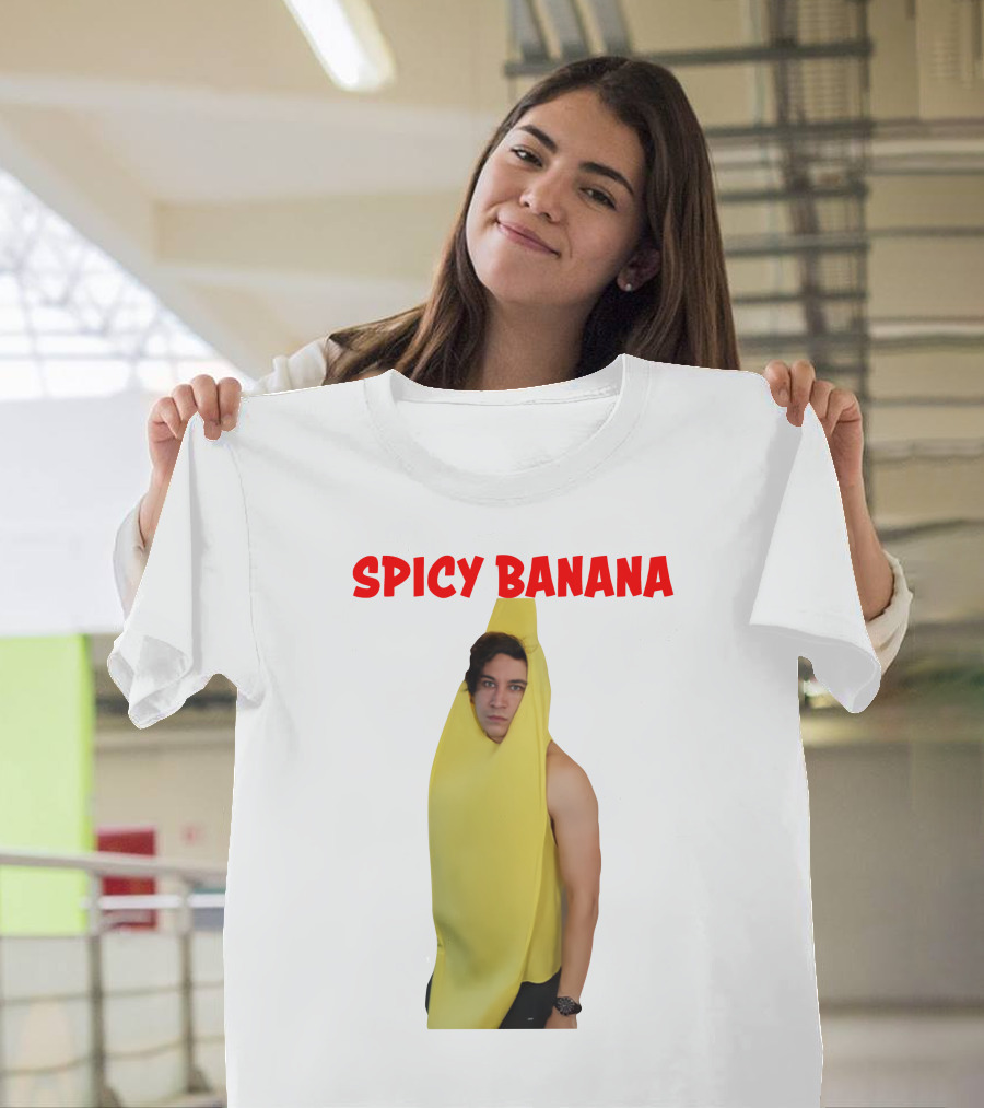 Spicy Banana Costume Humor With Thrasher Dan Vibes T-Shirt
